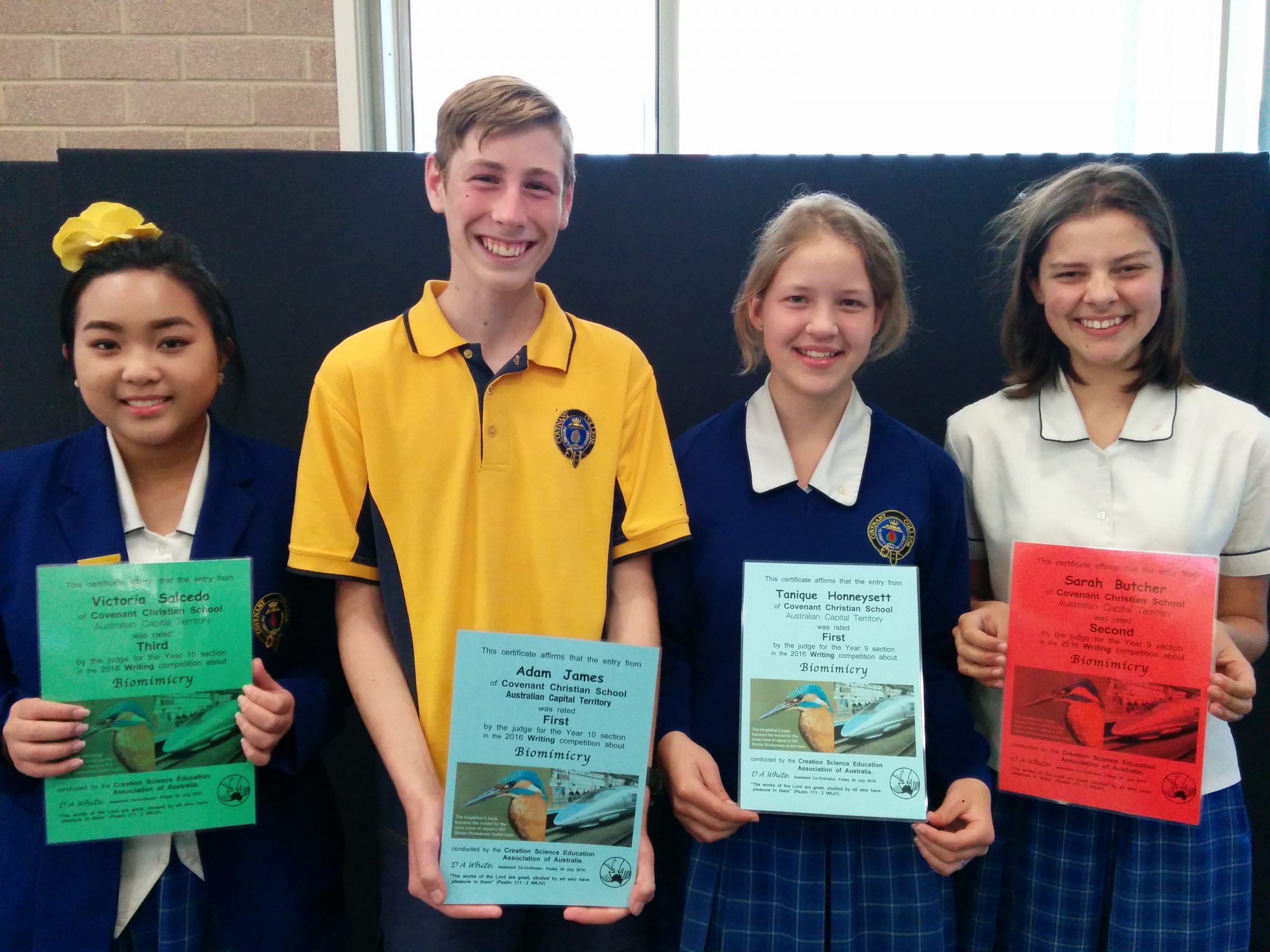 Success in National Science Competition - Covenant Christian School